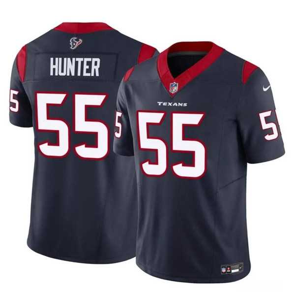 Youth Houston Texans #55 Danielle Hunter Navy 2024 F.U.S.E Vapor Untouchable Limited Stitched Jersey Dzhi->youth nfl jersey->Youth Jersey